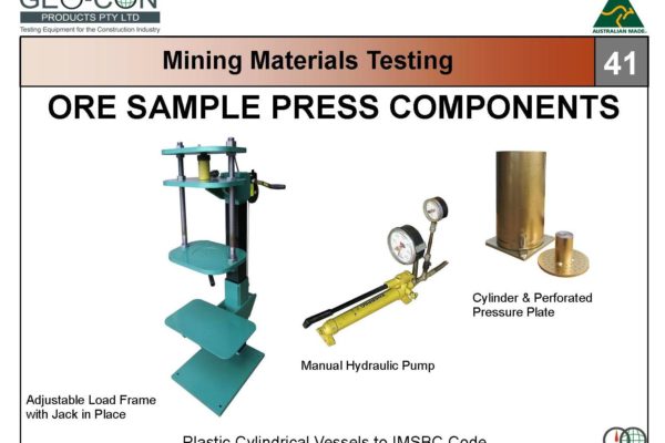 41 - Ore Press Components