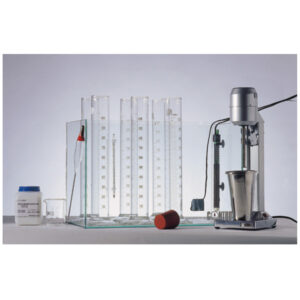 Hydrometer particle size test set to AST