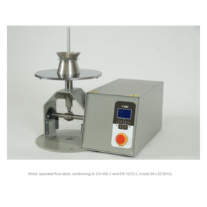 Flow tables for mortar and building lime