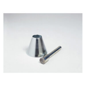 Sand absorption cone and tamper for consistency