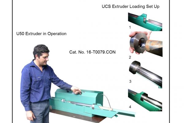 16 - Extruder UCS Bench top Electric in operation