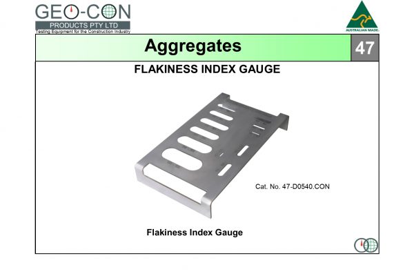 47 - Flakiness Index Gauge