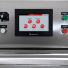 Concrete Cylinder End Grinder, XTRIM, front panel with PLC and physical buttons
