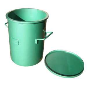 Concrete Bleed Bucket and Lid