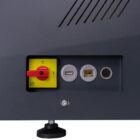 Detail of main switch, USB, Ethernet connections and load cell connection - AutoBBR Automatic electromechanical Bending Beam Rheometer