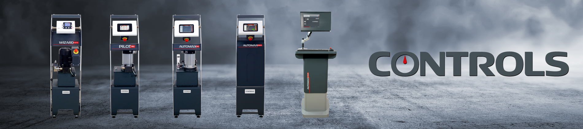 Controls concrete testing machines